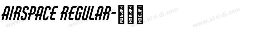 AirSpace Regular字体转换
